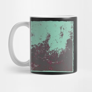 Citywave through Window in Maya Blue and Magenta Mug